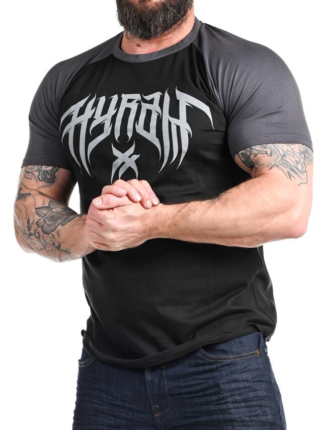 Hyraw Born Bad T-shirt - Svart/Grå