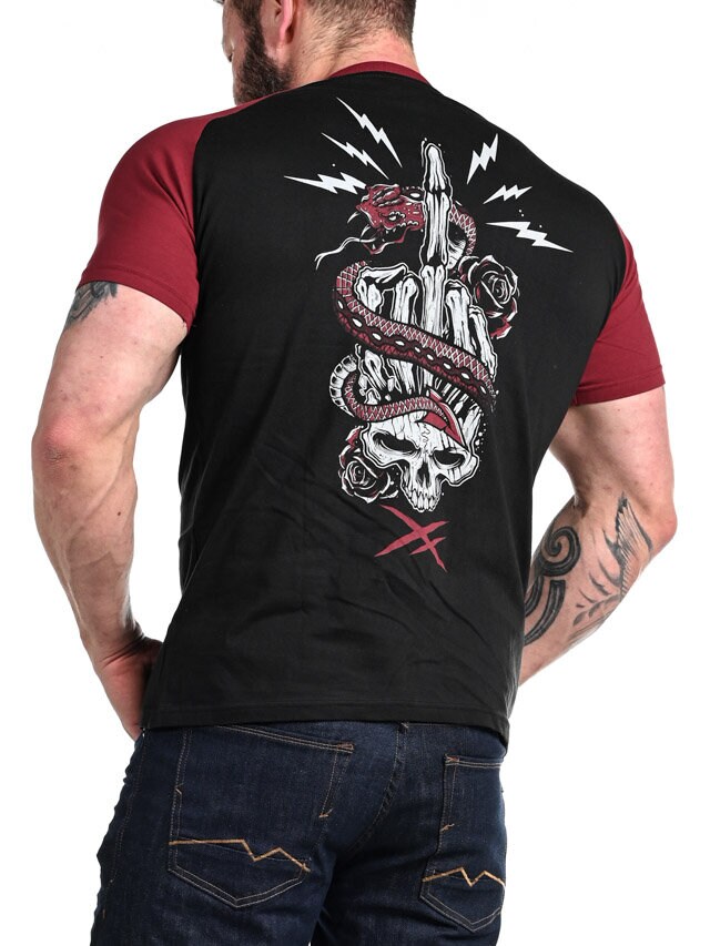 Hyraw Snake F*** T-shirt - Svart/Röd