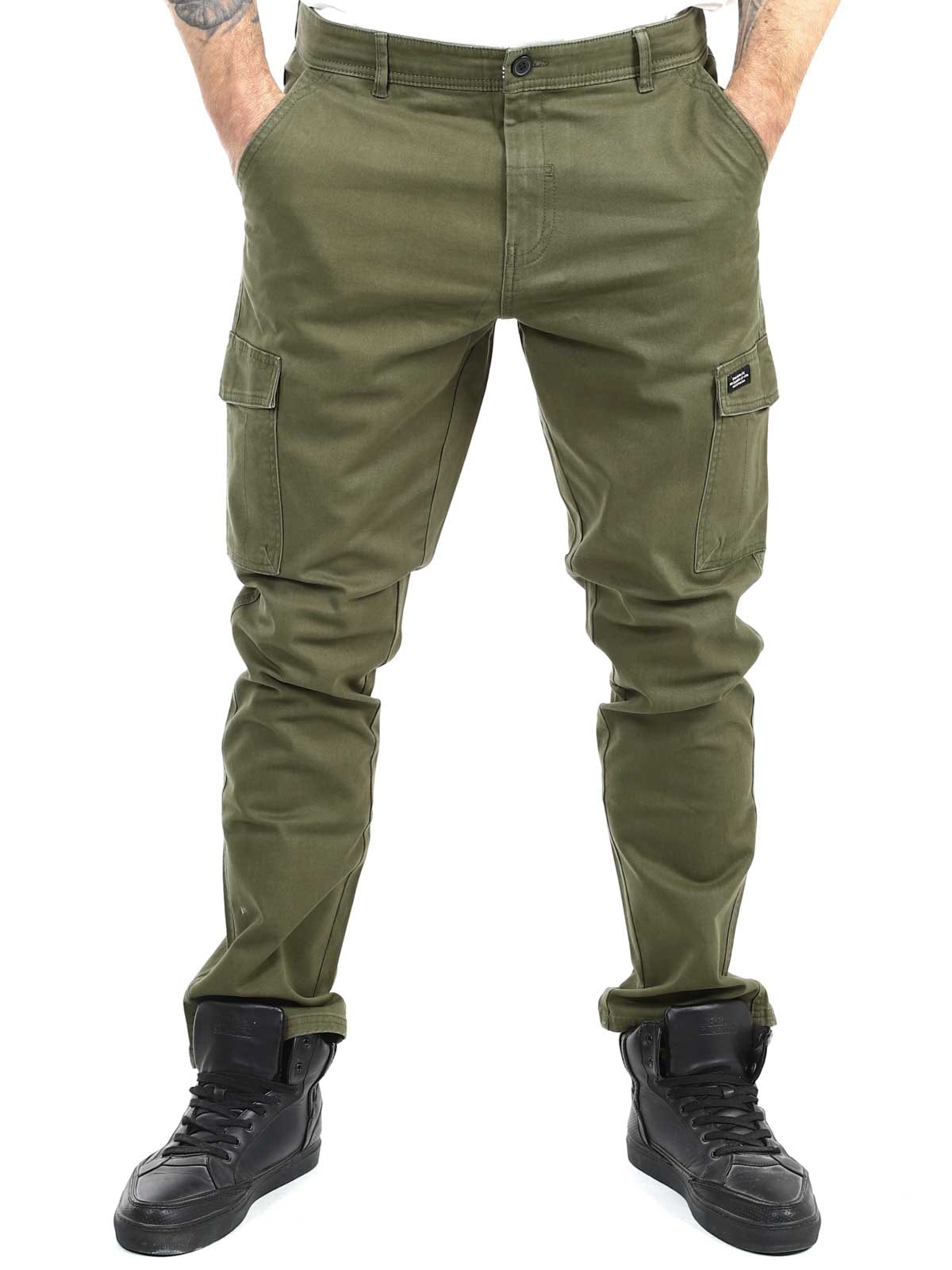 Ednan Blend Cargo Byxor - green_1.jpg