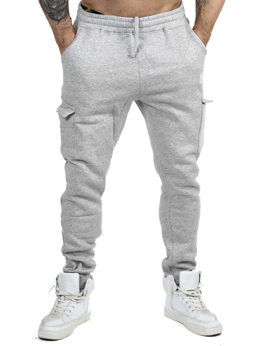 Essentials SikSilk Cargo Sweatpants GREY_1.jpg