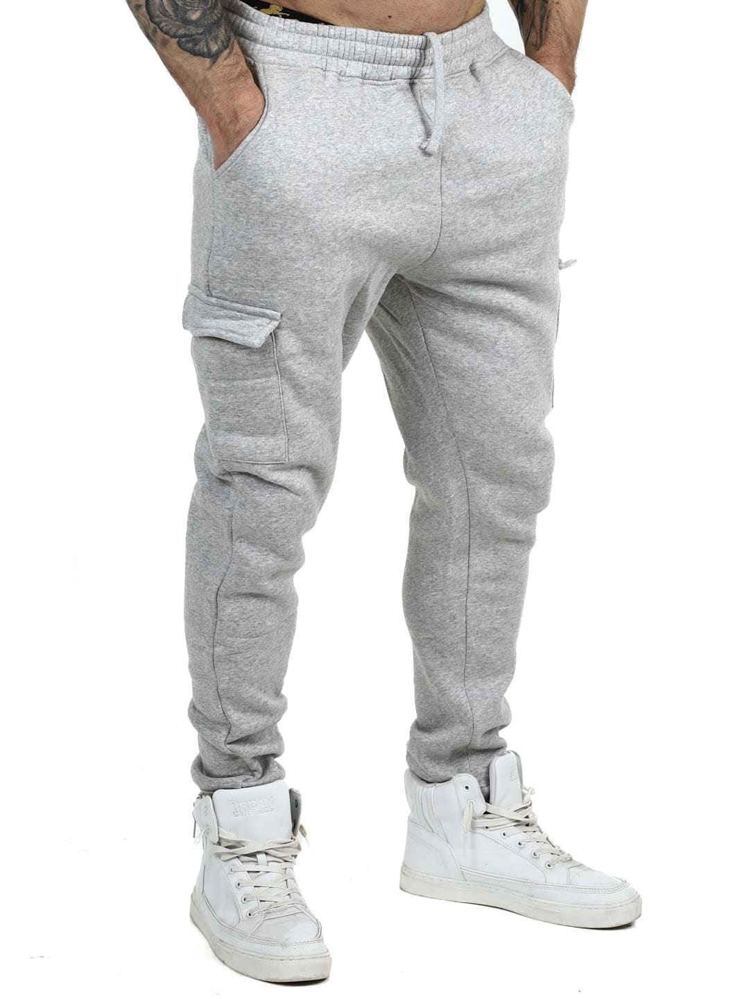 Essentials SikSilk Cargo Sweatpants GREY_2.jpg