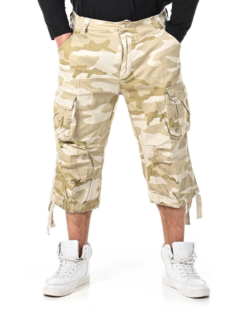 Urban Legend 3/4 Shorts - Camo/Beige