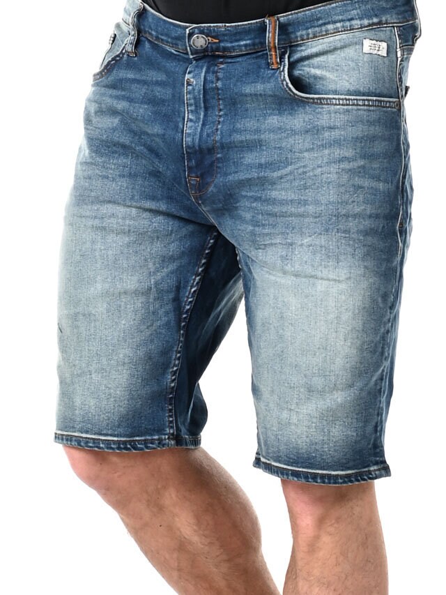 Eamon Blend Shorts - Mellanblå