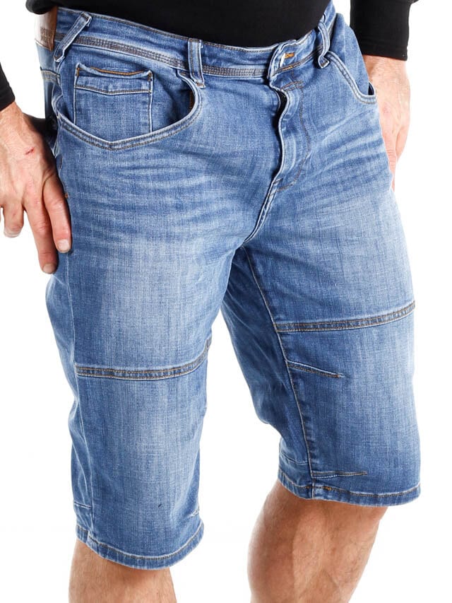 Greg Solid Relaxed Shorts  - Blå