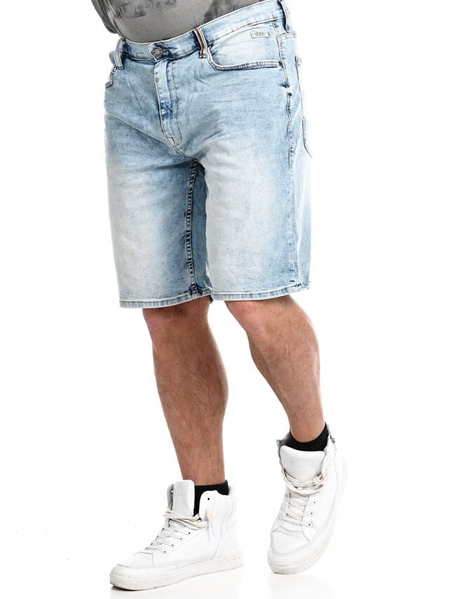 Eamon Blend Shorts  - Ljusblå