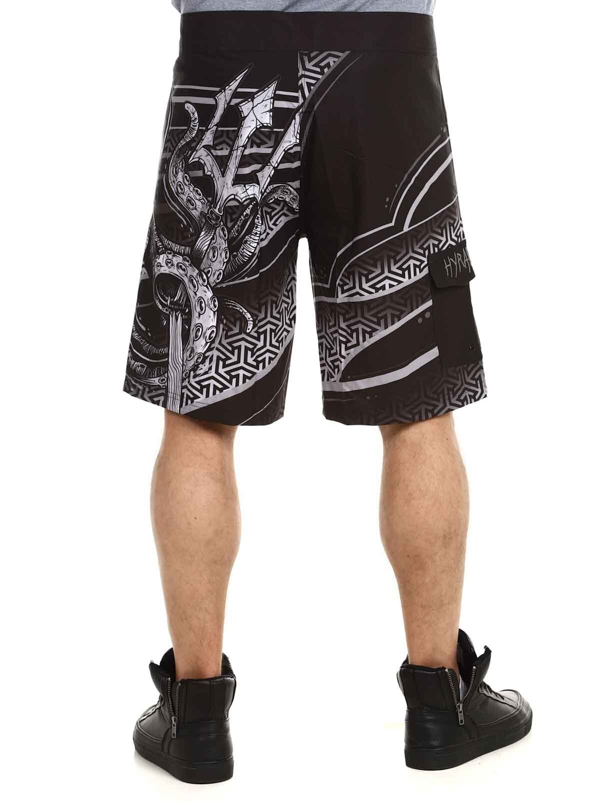 Hyraw Kraken Badshorts - Svart