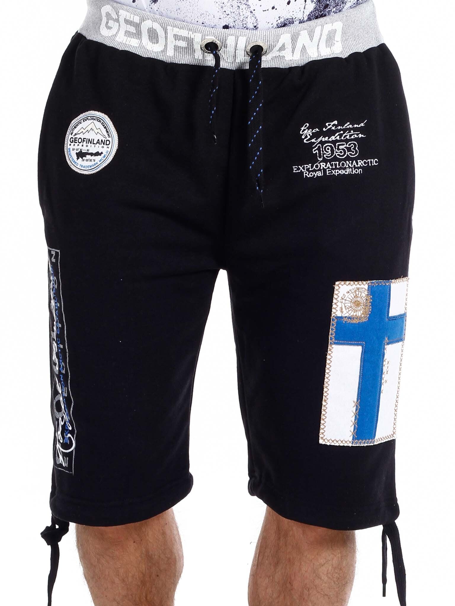 Geo Finland Bermuda Shorts - Svart