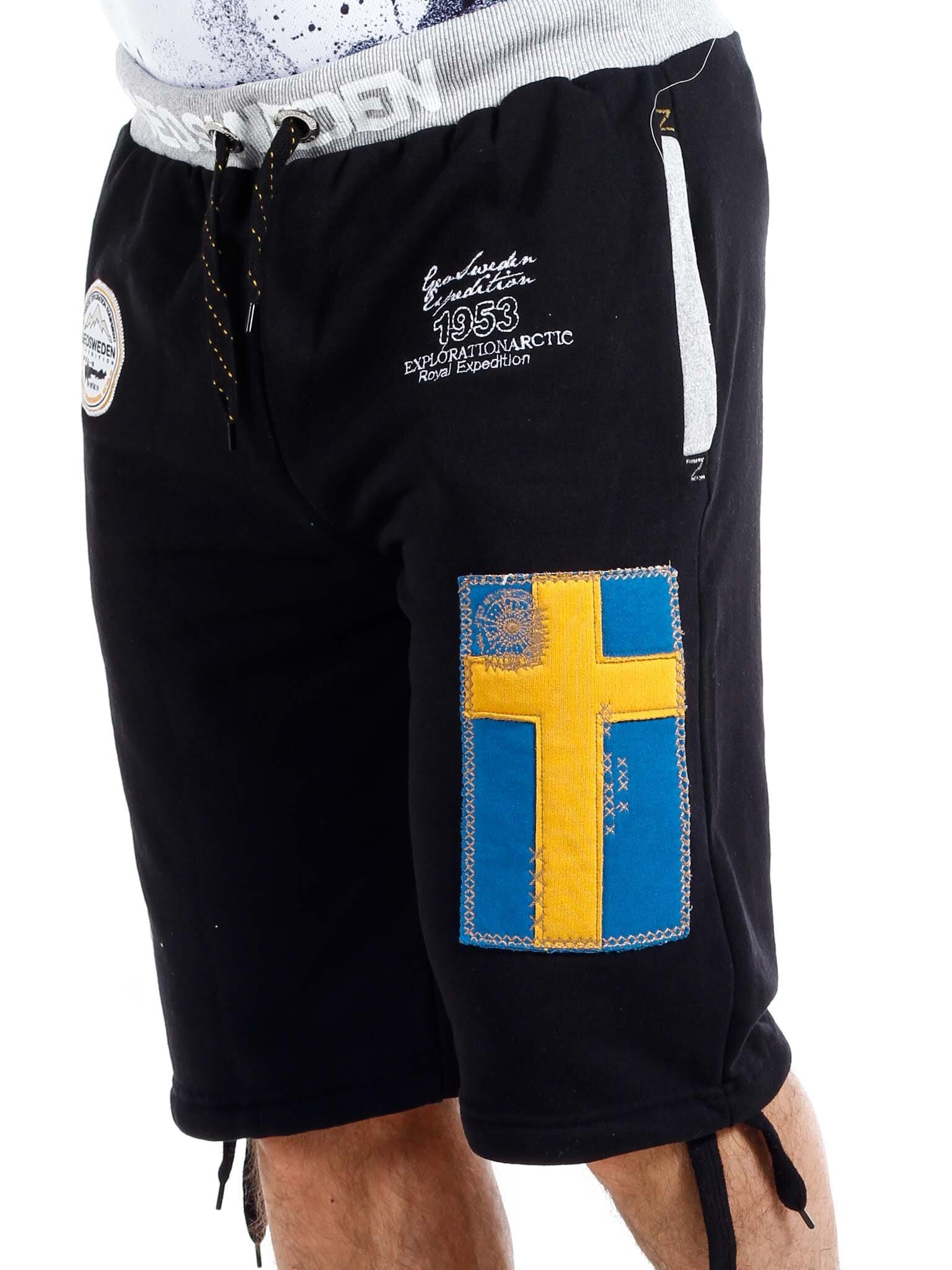 Geo Sweden Bermuda Shorts - Svart