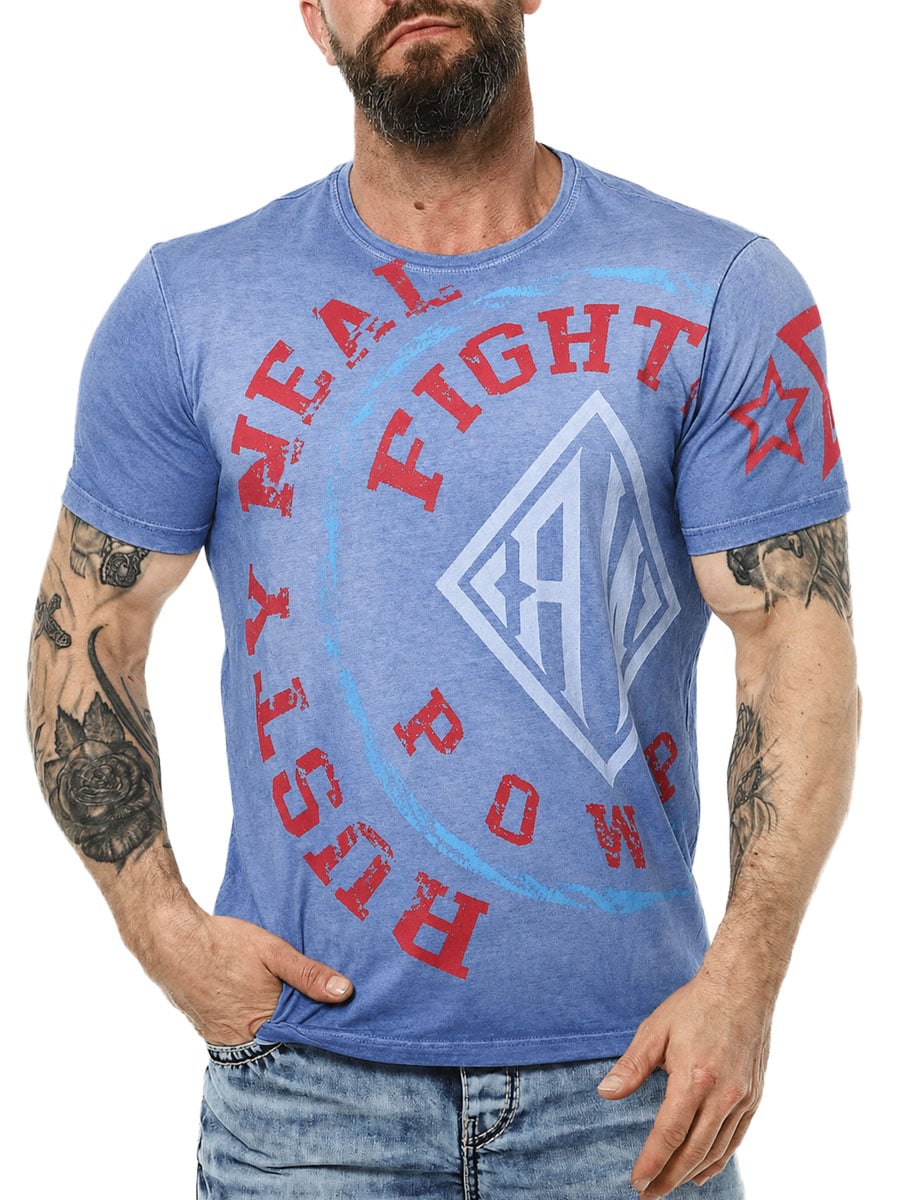 Fighter Power T-shirt yblue 3.jpg