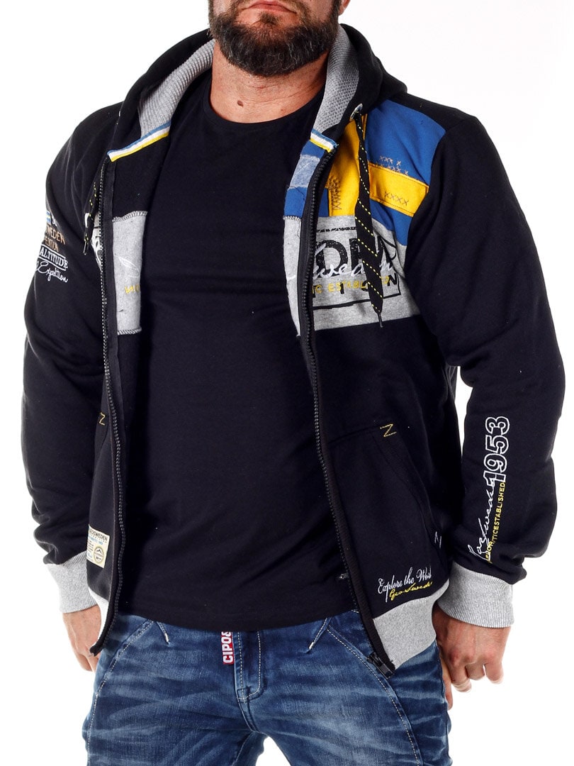 Geo Sweden Hoodie - Svart