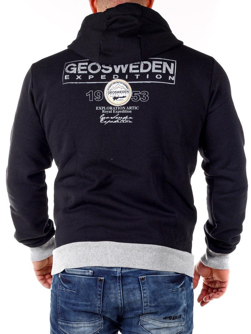 Geo Sweden Hoodie - Svart