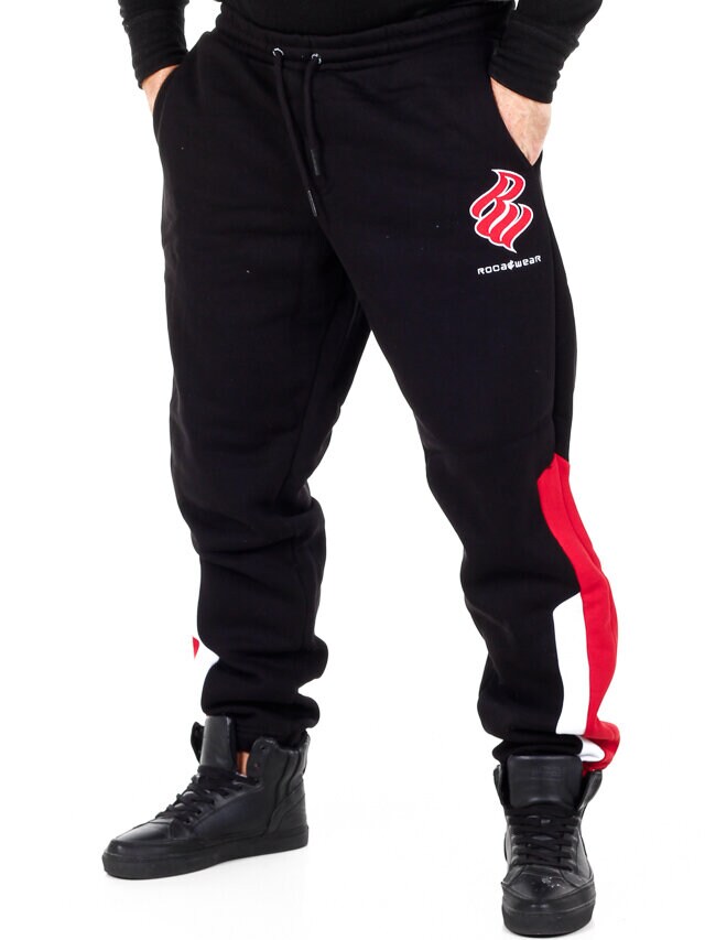 Rocawear Foresthills Sweatpants - Svart/Röd