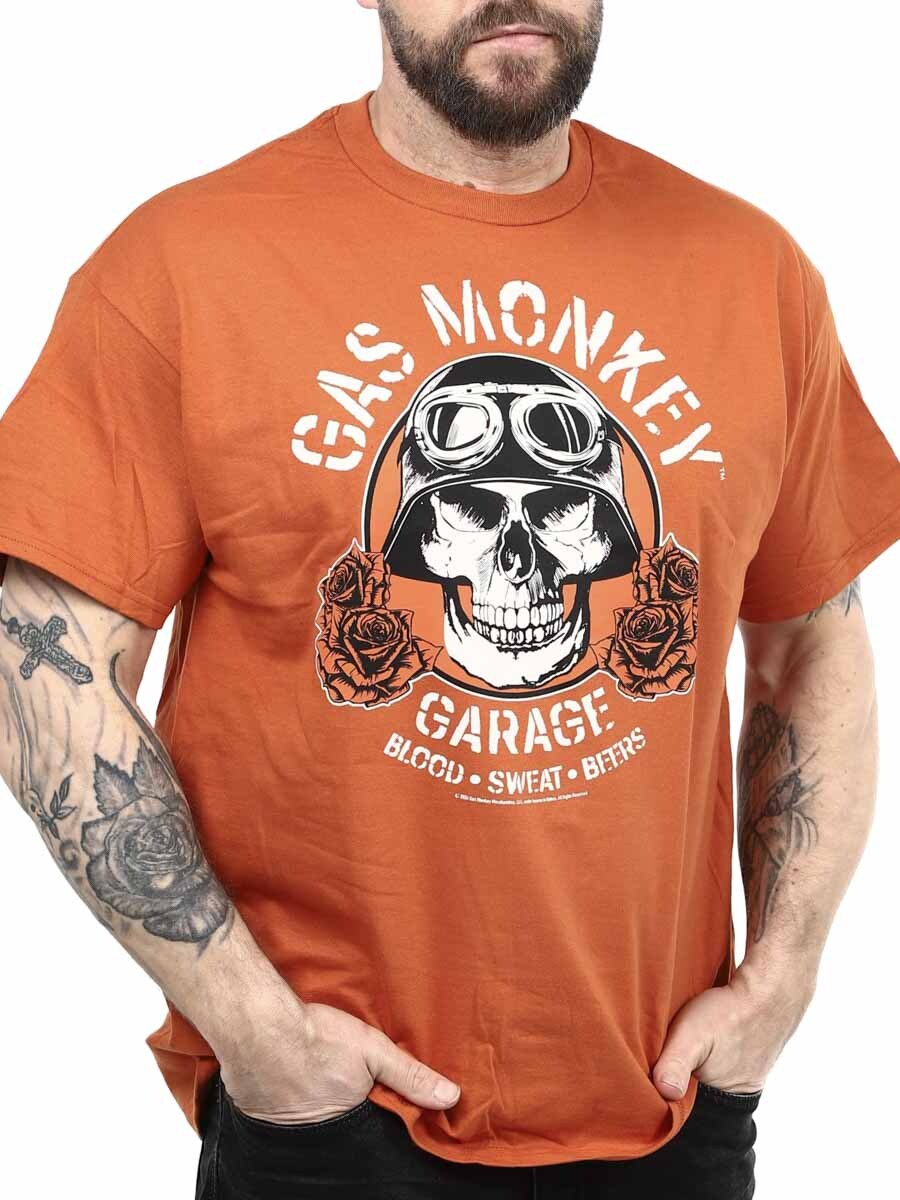 GMG Skull T-shirt Orange new_2.JPG
