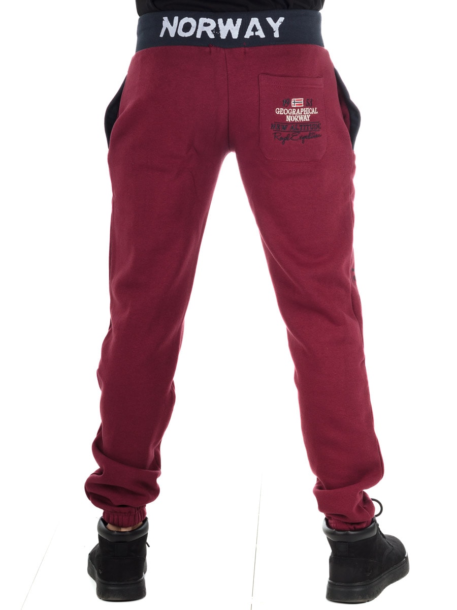 Geo Norway Sweatpants - winered_2.jpg