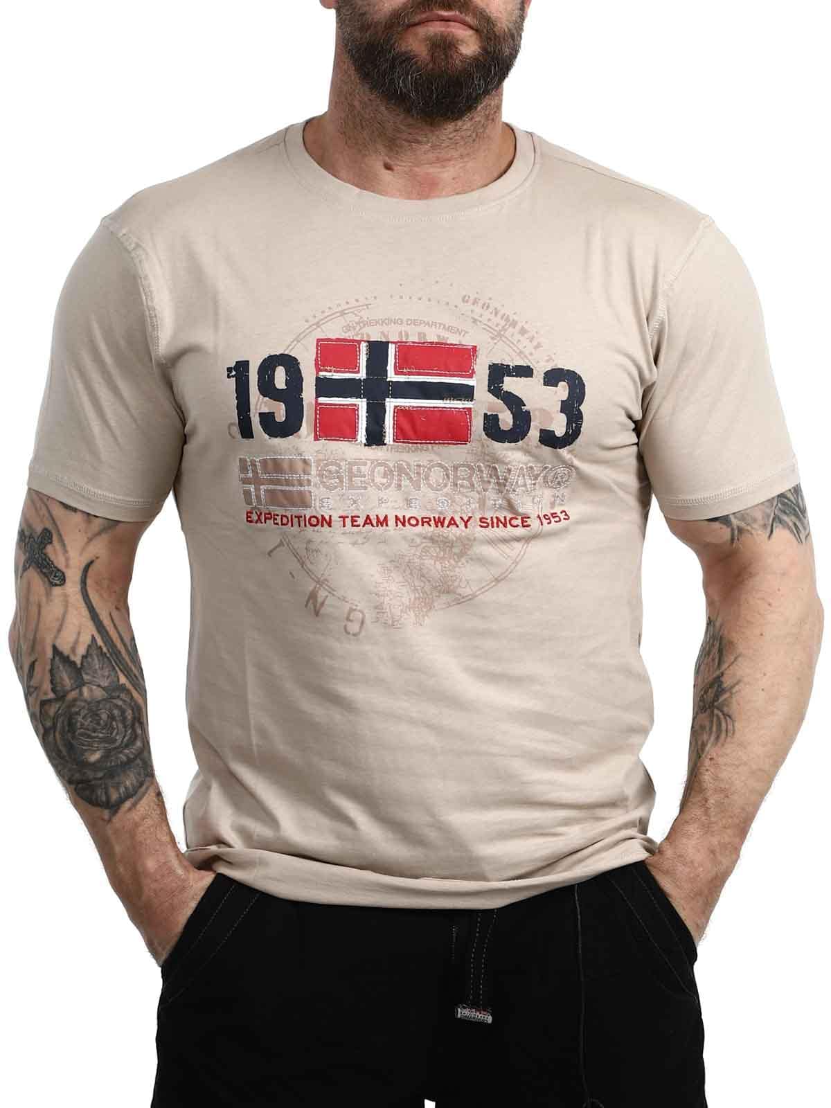 Geographical Norway Japigal - T-Shirt beige_1.jpg