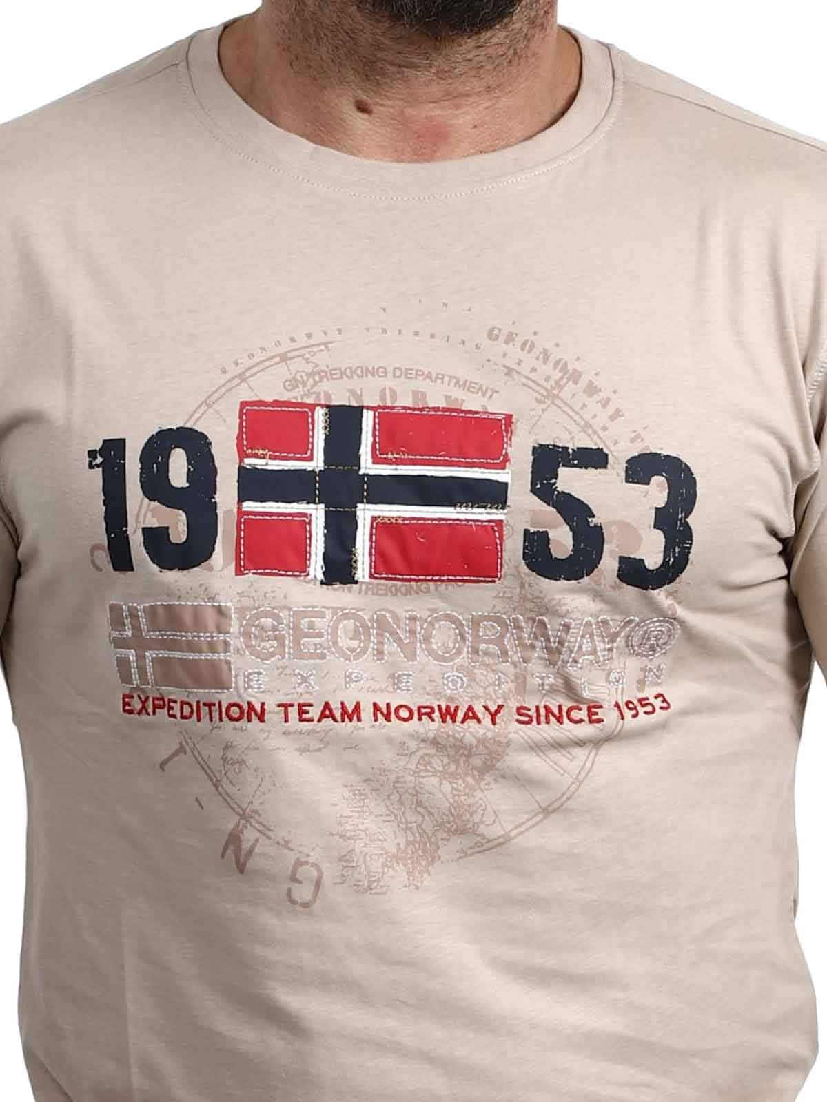 Geographical Norway Japigal - T-Shirt beige_2.jpg