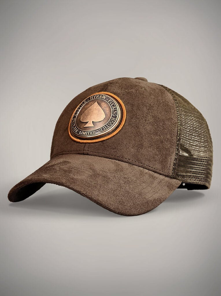 Hyraw Trucker Metal Ace Keps - Brun 4.jpg