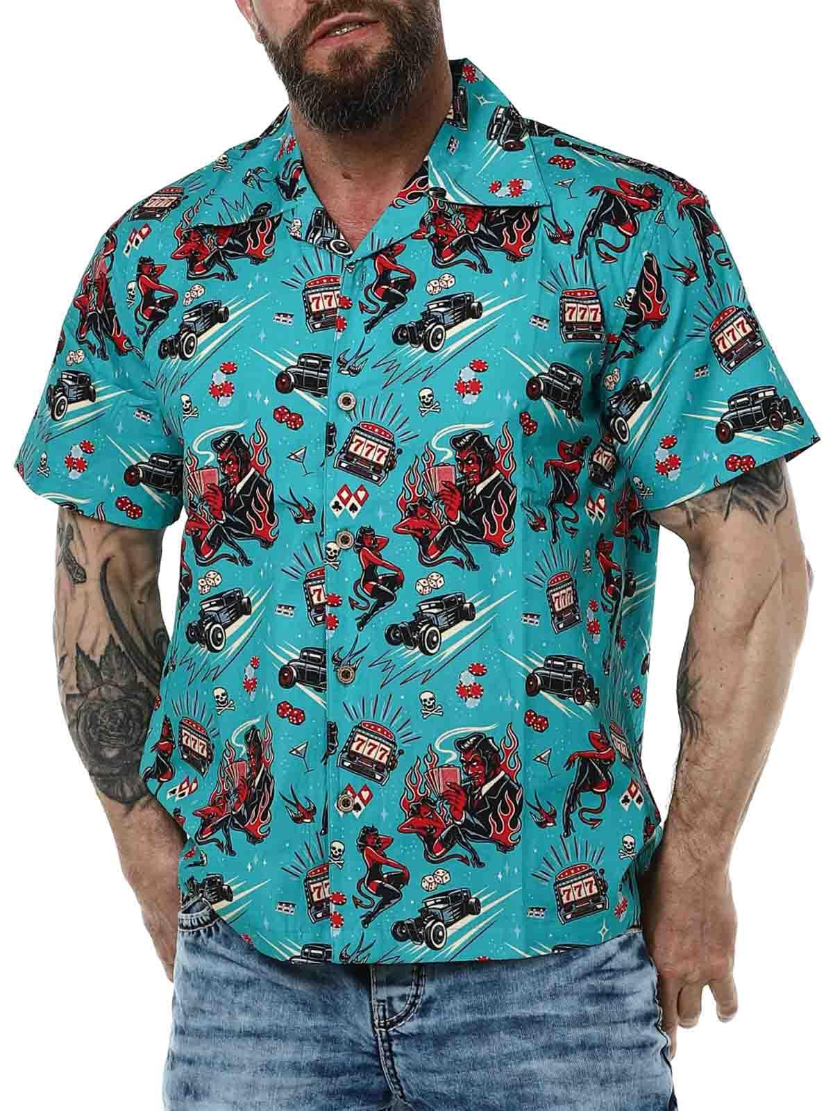 King Kerosin Blue short sleeve shirt_3.jpg