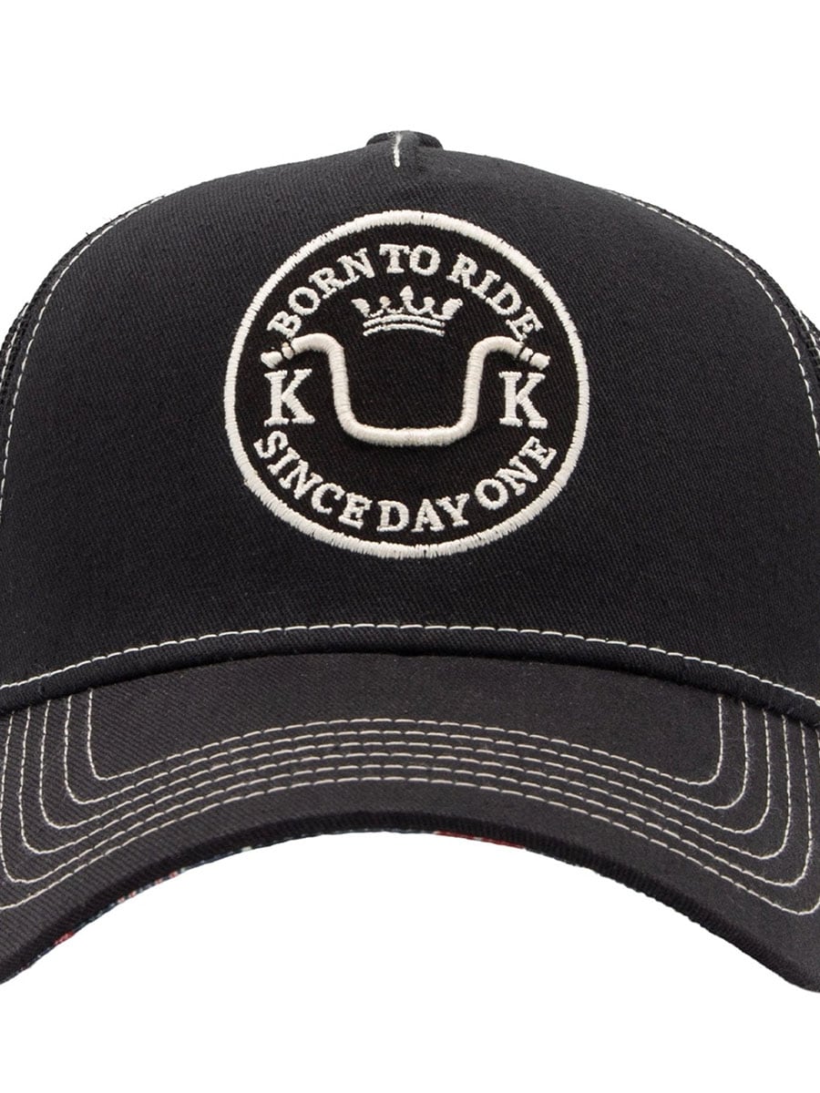 King Kerosin Born To Ride Keps - Svart 2.jpg