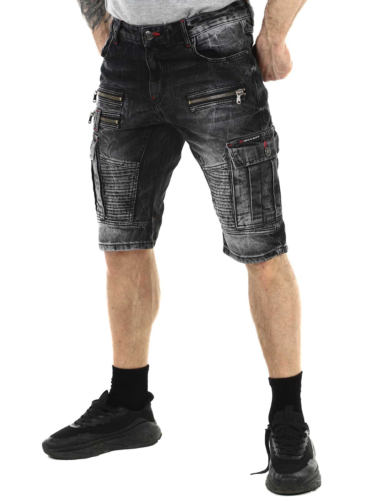 Locarno Cipo Baxx Shorts - dark grey_2.jpg