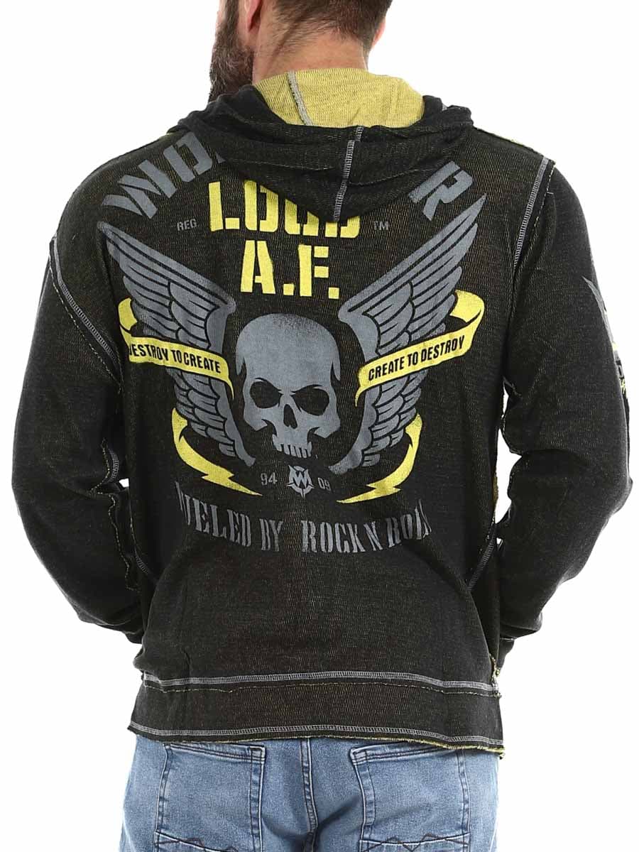 Loud Af Wornstar Zip Hoodie yelow_5.jpg
