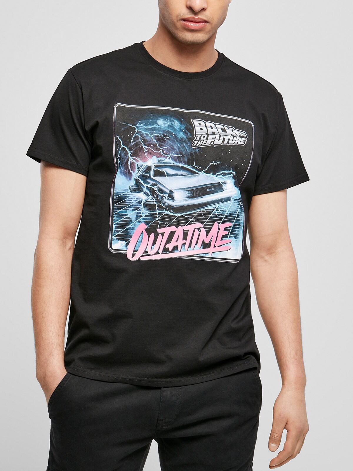 Back To The Future Outatime T-shirt - Svart