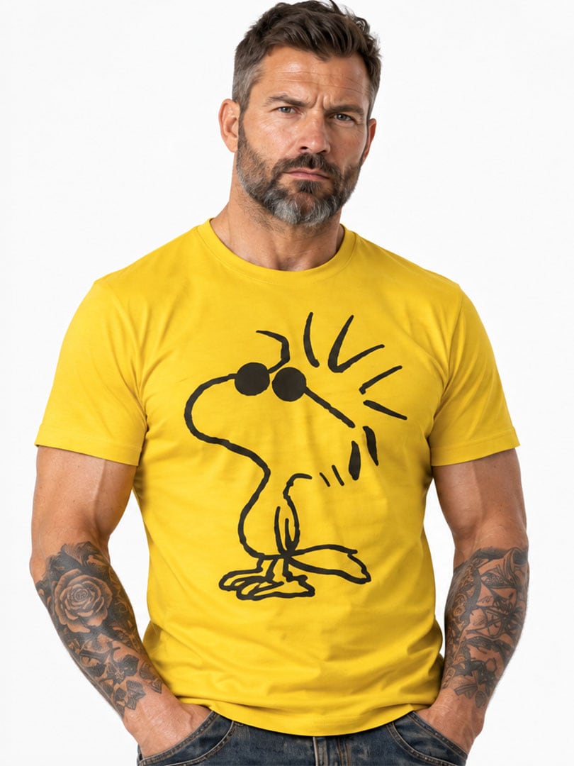 Peanuts Woodstock T-shirt - Yellow1.jpg