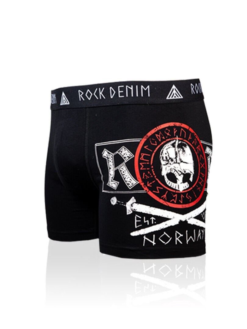 RockDenim Viking Einherjer Boxer - Svart
