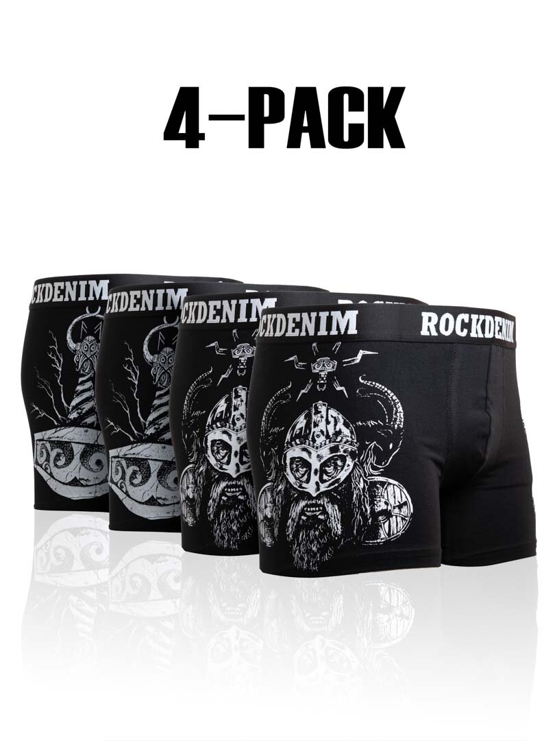 4-Pack RD Thor Boxers - Svart