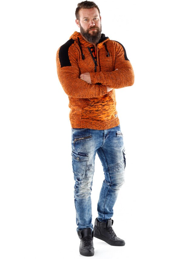 Artemis Rusty Neal Hoodie - Orange/Svart