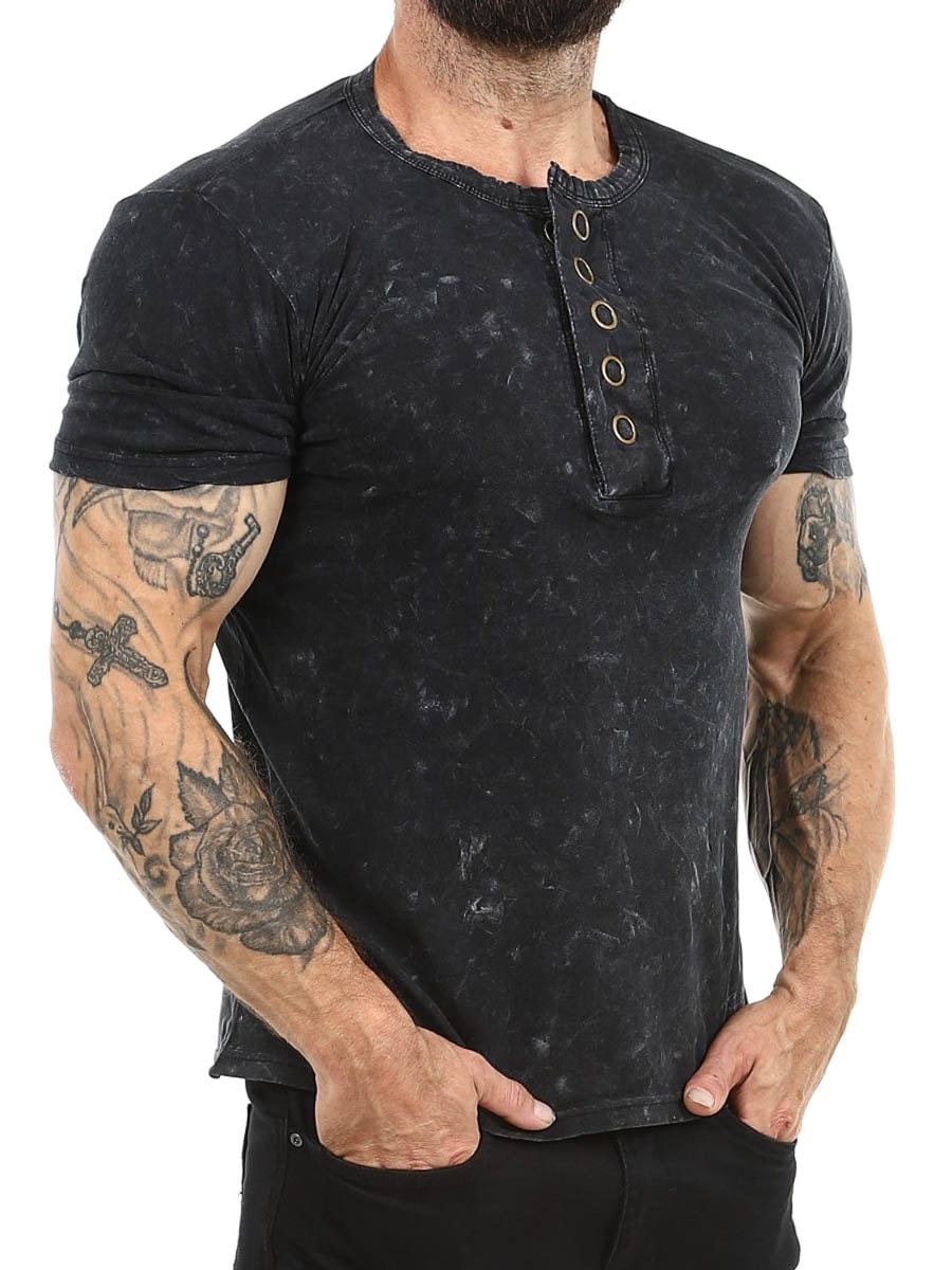 RD Button T-shirt - Washed Black-6.jpg