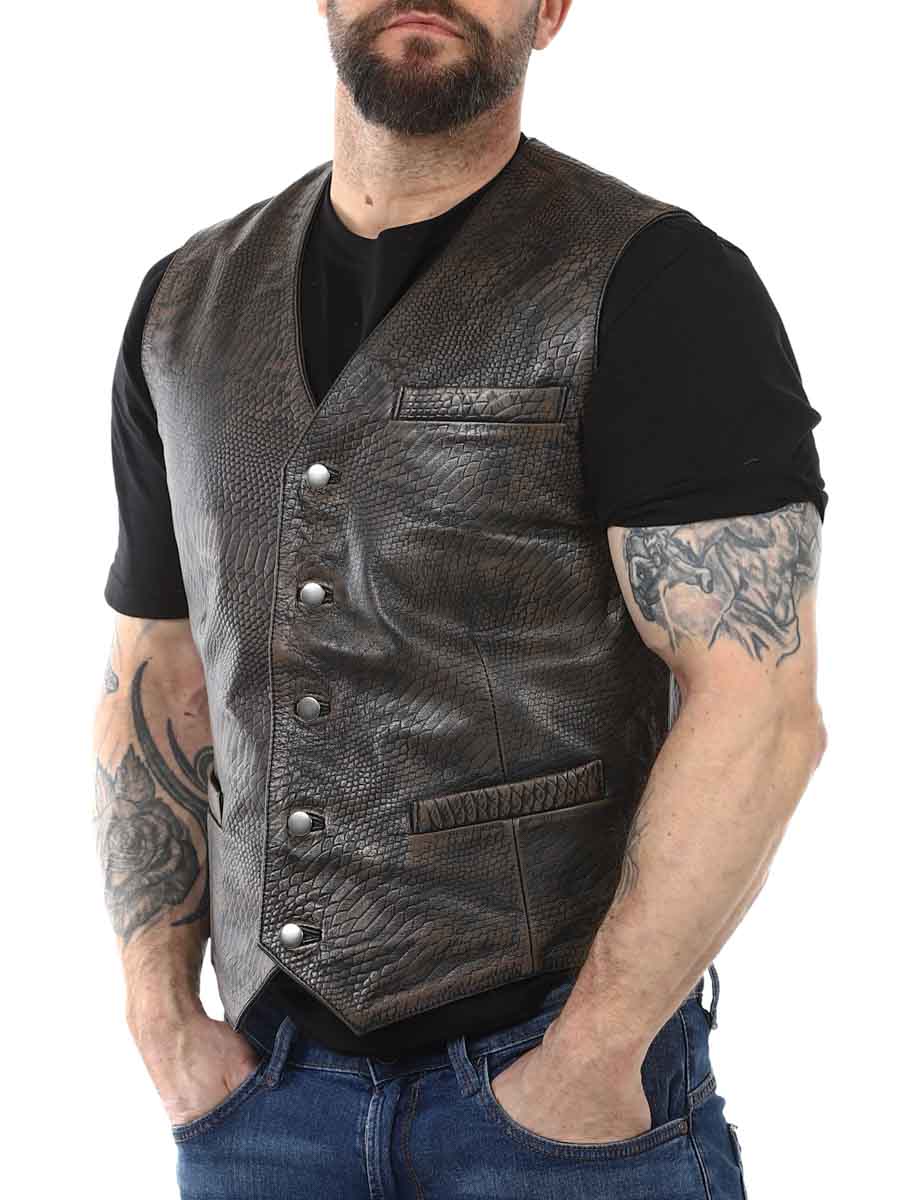RD Viperleather vest brown_3.JPG