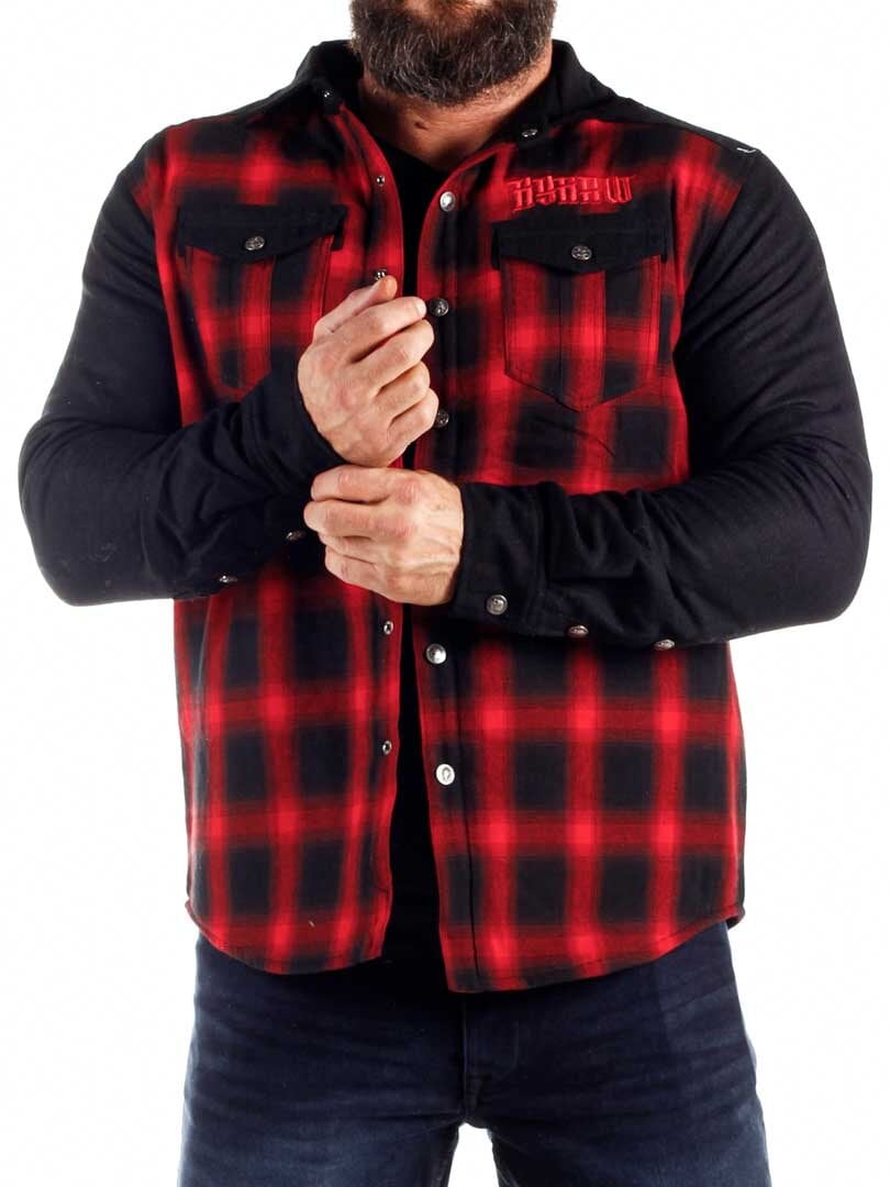 Hyraw Red Crew Jacka - Svart/Röd