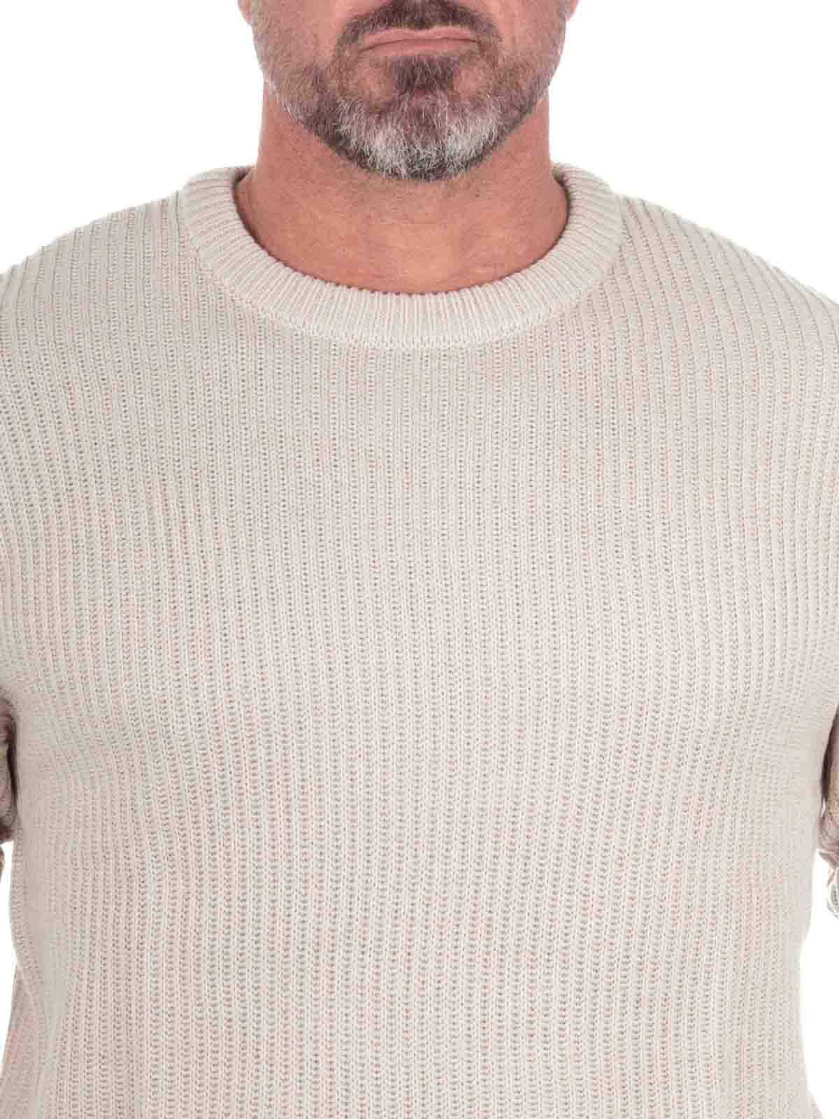 Rebel Logan Stickad Troja - Beige_5.jpg