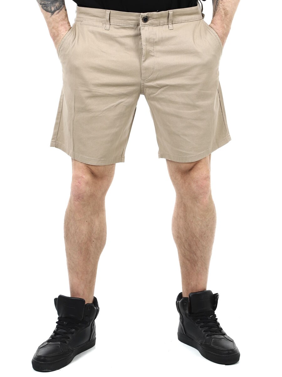 Rebel Sharp Chino Shorts Black beige_1.JPG