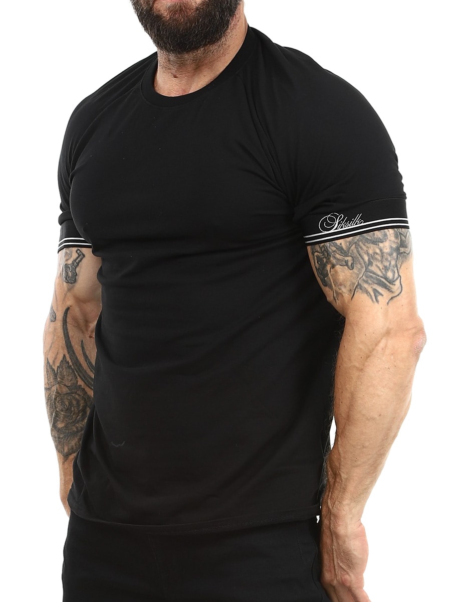 SikSilk 29454 Tech T-shirt - Svart-6.jpg