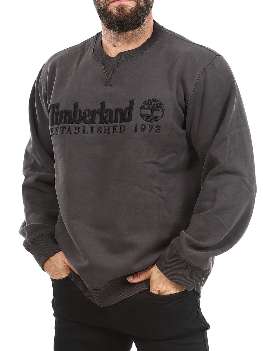 Timberland 1973 Logo sweater dark grey-6.jpg