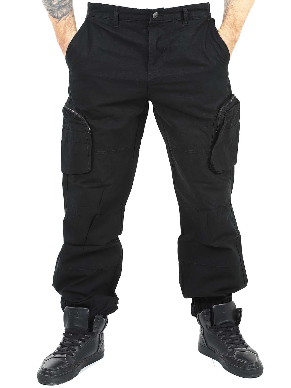 Urban Ripstop Cargobyxor Black_1.jpg