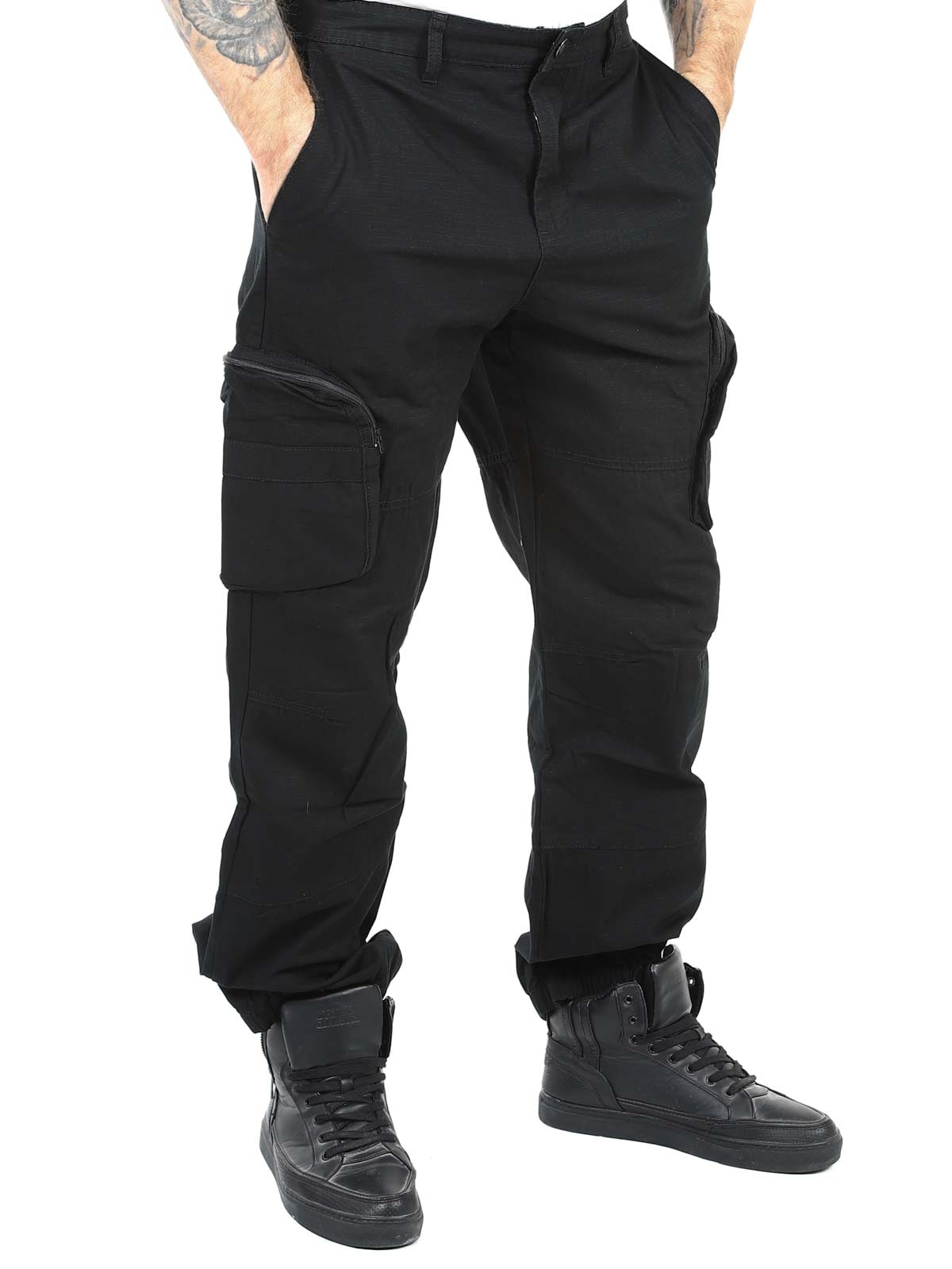 Urban Ripstop Cargobyxor Black_2.jpg