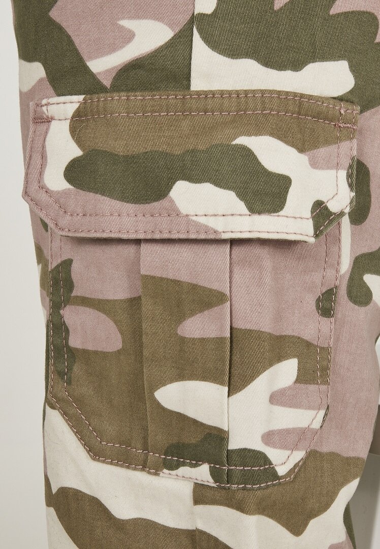 Camo Urban Classics High Waist Byxor - Rosa