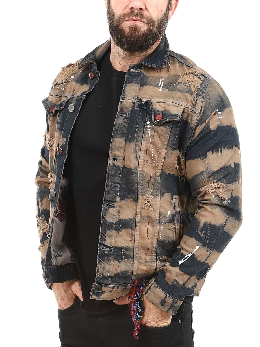 Wakuda Kingz Jeansjacka - Brun-6.jpg