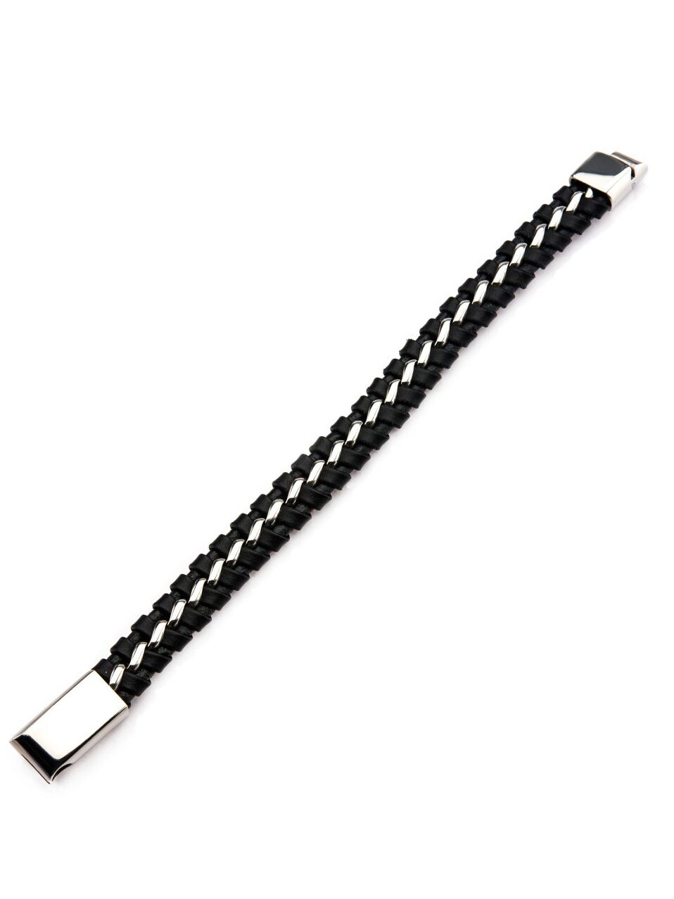 Wire Center Inox Armband - Svart 3.jpg
