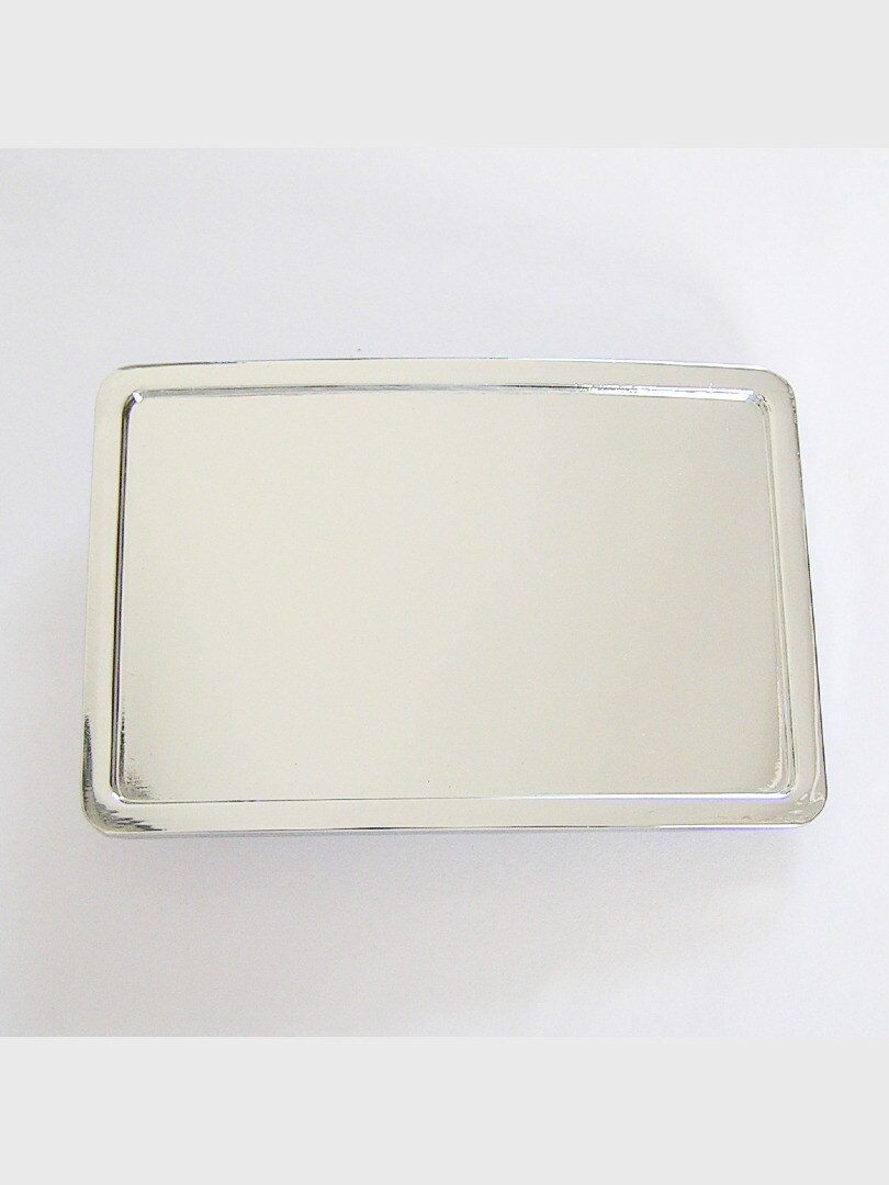 Rectangle Bältesspänne - Silver