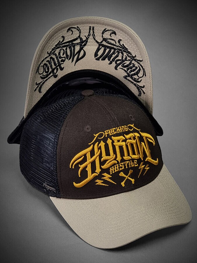 Hyraw Creamy Hostile Trucker Keps - Brun
