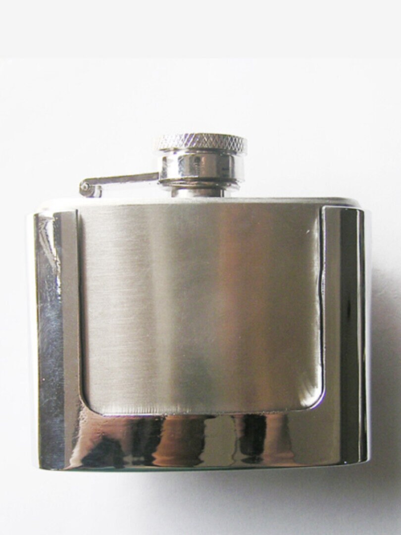 Hip Flask Bältesspänne - Silver