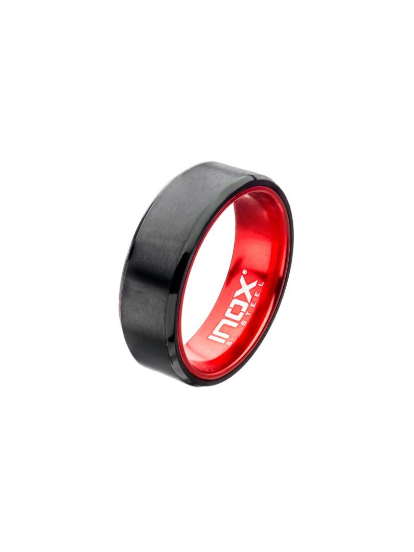 Red Band Ring - Svart/Röd