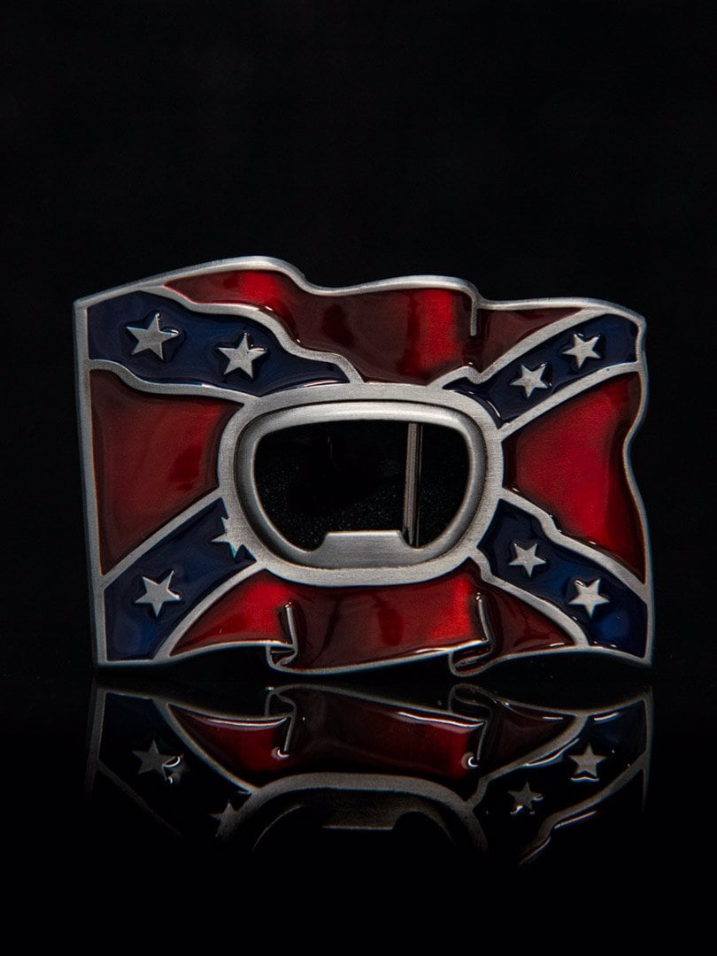 American Cap Opener Bältesspänne - Röd/Blå