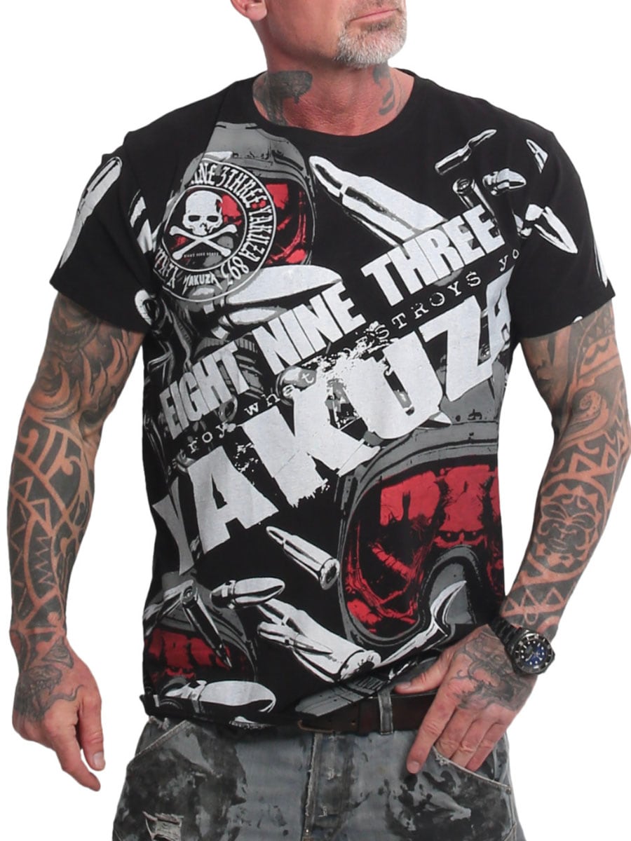 Yakuza Danger Allover T-shirt.jpg