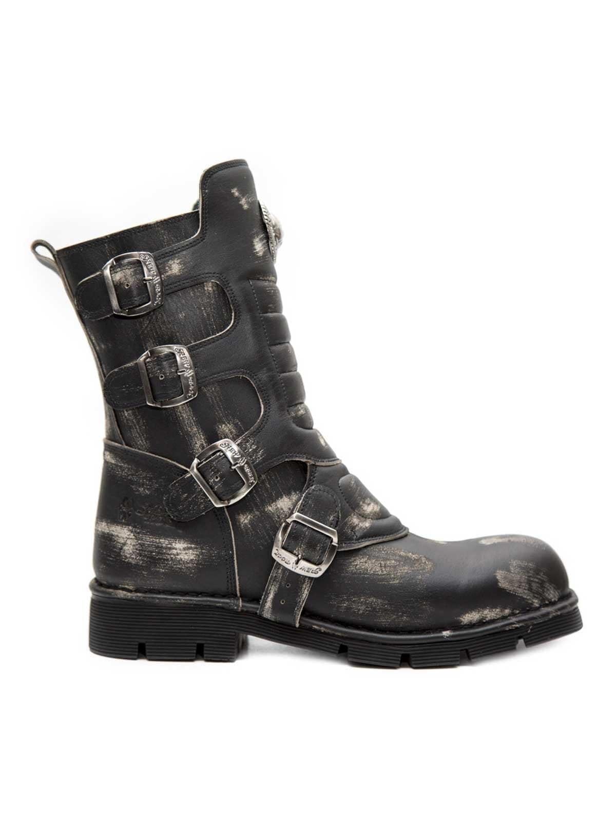 New Rock Boots - Dirty Black