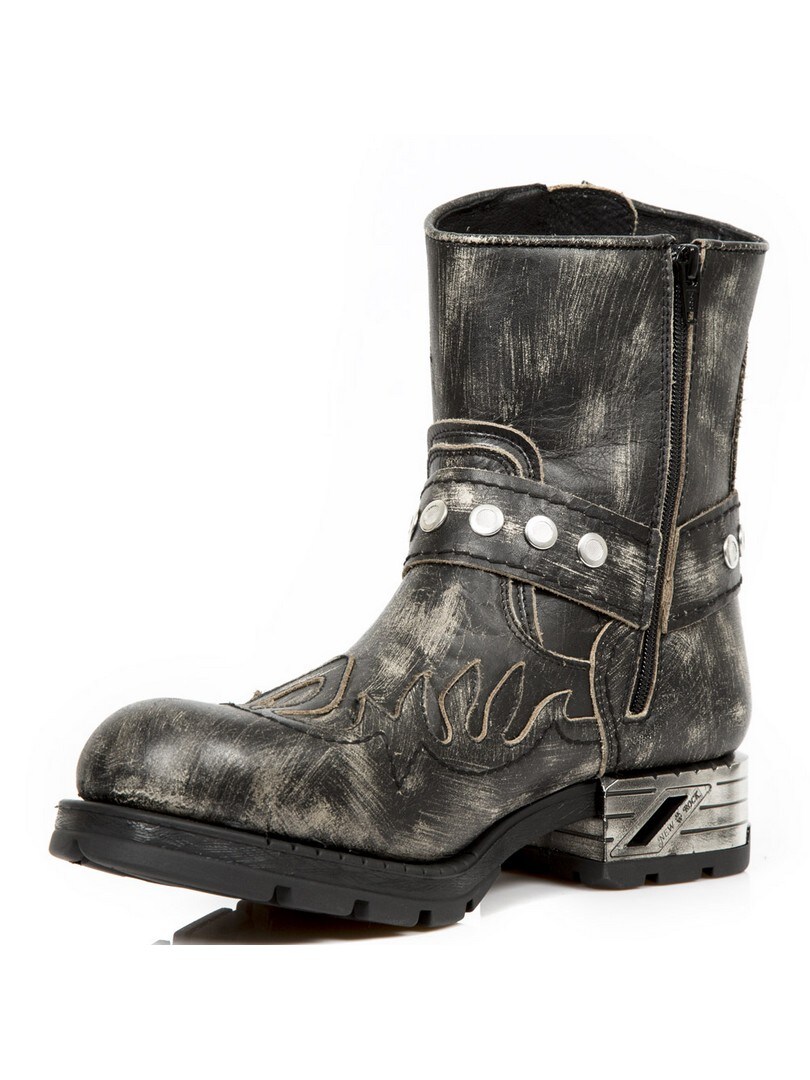 Culiacán New Rock Boots - Dirty Black